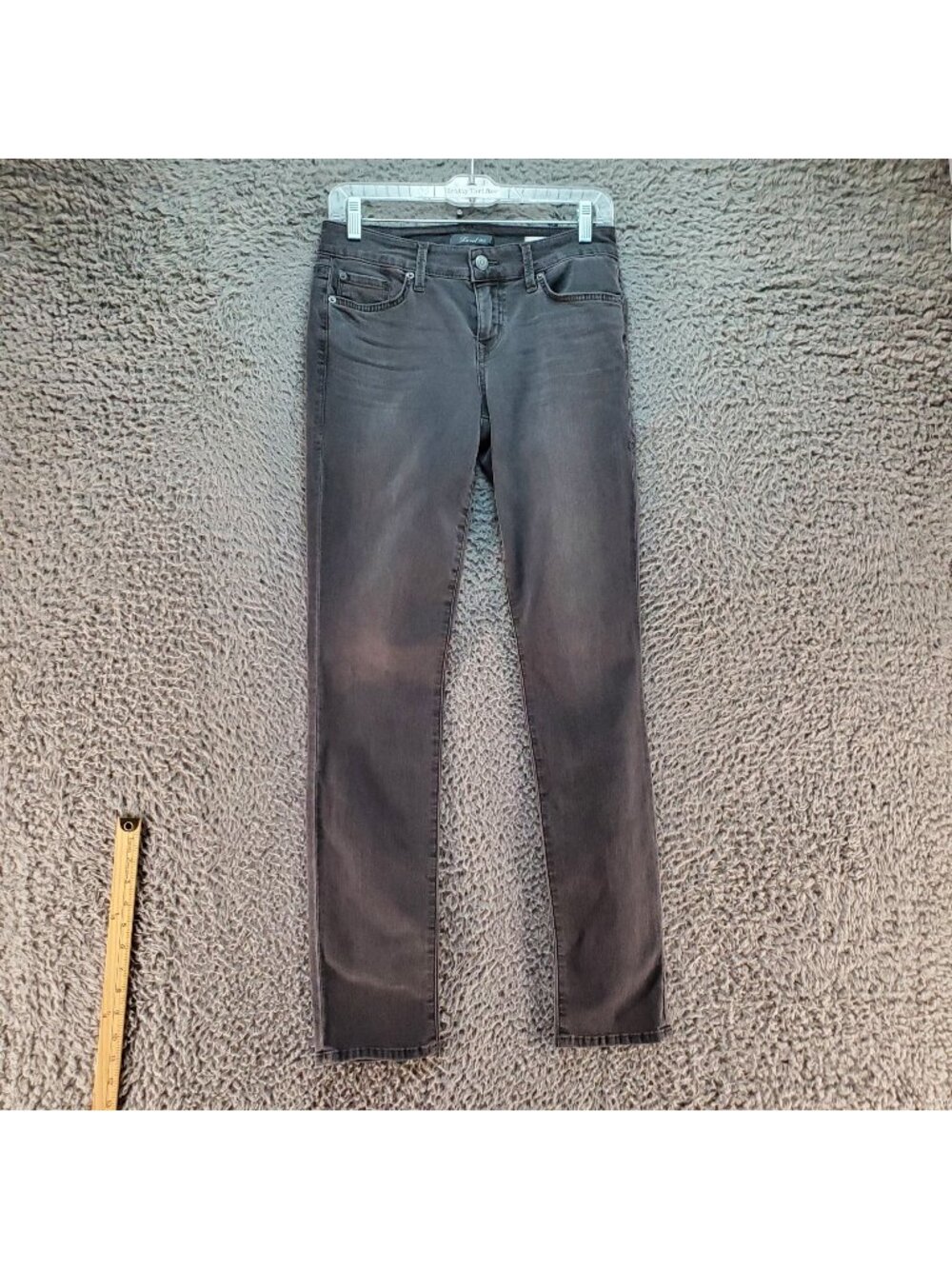 Level 99 Jeans Womens 27 Gray Lily Skinny Straight Cotton Blend Denim